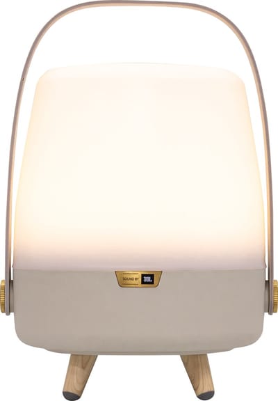 Kooduu Lite-Up Play Mini - Draagbare Speaker Lamp - Krachtig Geluid - Warm Wit Licht - Sand