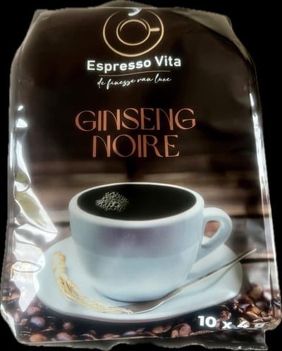 Ginseng Koffie - Ginseng Noire - Zwarte ginseng koffie - Espresso Vita