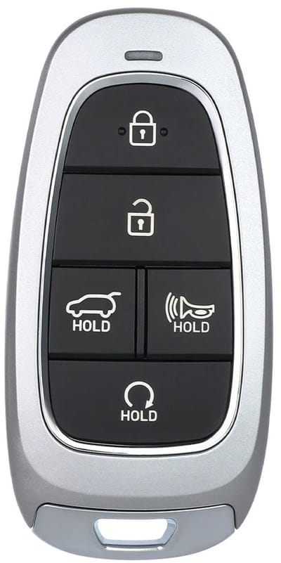 XEOD Autosleutelbehuizing - sleutelbehuizing auto - sleutel - Autosleutel / Geschikt voor: Hyundai Tucson 5 knops