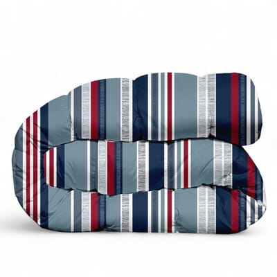 Dekbed bedrukt - Zonder hoes ( 2 in 1 ) - Tweezijdig - 240 x 220 cm - RaceLines