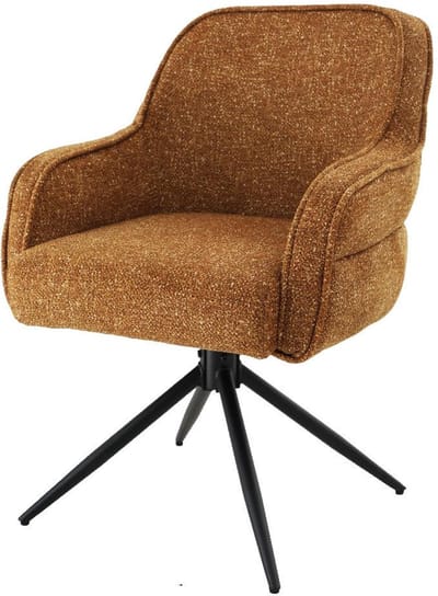 DS4U - Loisa armstoel terugdraai - mosterdgeel