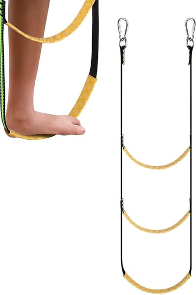 Maritieme Touwladder - Opvouwbaar Instaptreden - Veilig Inklappen - Dubbelhaaksysteem - 5.5 cm Breed - Nylon