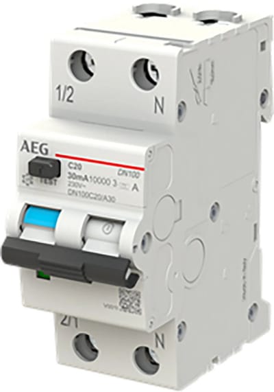 AEG aardlekautomaat C20 1P+N 30mA Type A (2CSR975131R1204)