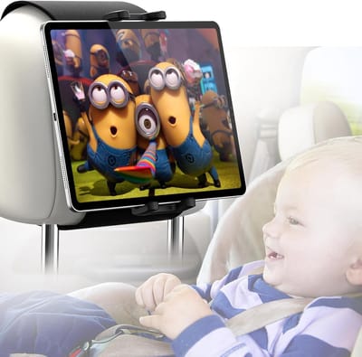 Tablet Houder voor Auto Hoofsteun - 360° Rotatable, Antislip Bevestiging voor iPad, Galaxy Tab en Smartphones van 4-13 Inch