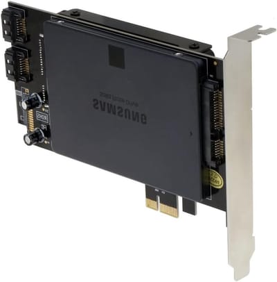 Montageadapter - SSD Houder - Opslag Uitbreiden - Dubbele Schijf - 25 inch - Zwart