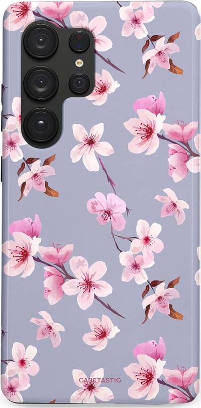 Casetastic Hoesje Geschikt voor Samsung S25 Ultra - Stijlvolle Beschermende Duo-layer Case - Bloemsem Bries