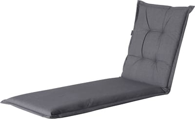 Madison - Tuinkussen - Outdoor - 200 x 60cm - Oxford Grijs - Ligbedkussen