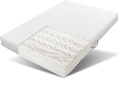 Koudschuimmatras 140x200 - 7 Zones Matras - Ergonomisch Comfort - Omkeerbaar H2 H3 - 20 cm Hoog - Wit