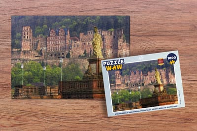 Puzzel Heidelberg - Slot - Maria - Legpuzzel - Puzzel 1000 stukjes volwassenen