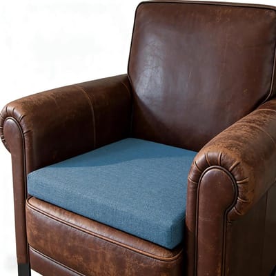 Bankkussen Rechthoekig - Zitkussen Tuinbank - Comfortabel Zitten - Antislip Onderkant - 150x150 cm - Marineblauw