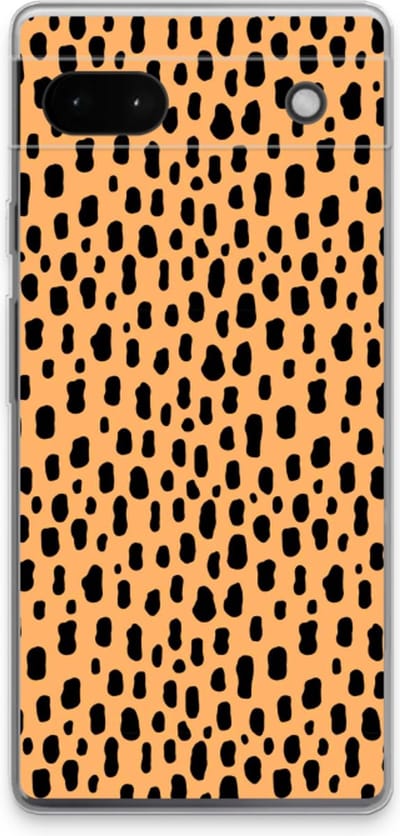 Case Company® - Hoesje geschikt voor Google Pixel 6a hoesje - Panter - Soft Cover Telefoonhoesje - Bescherming aan alle Kanten en Schermrand