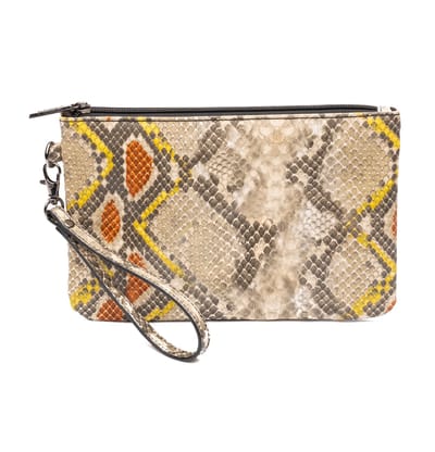 Zebra Natural Bags Clutch/avondtasje - Multi slangenprint