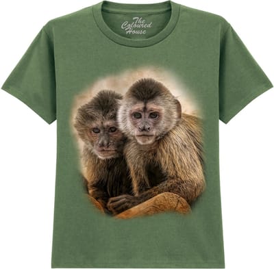 KIDS Doodshoofdaapjes Companions In Mischief The Coloured House KIDS T-shirt XL