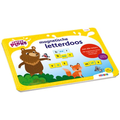 Letterplons magnetische letterdoos Bordspellen Educatieve spellen
