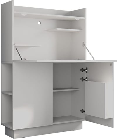 Vicco Alena Secretaire bureau – 85 x 27 cm Wit