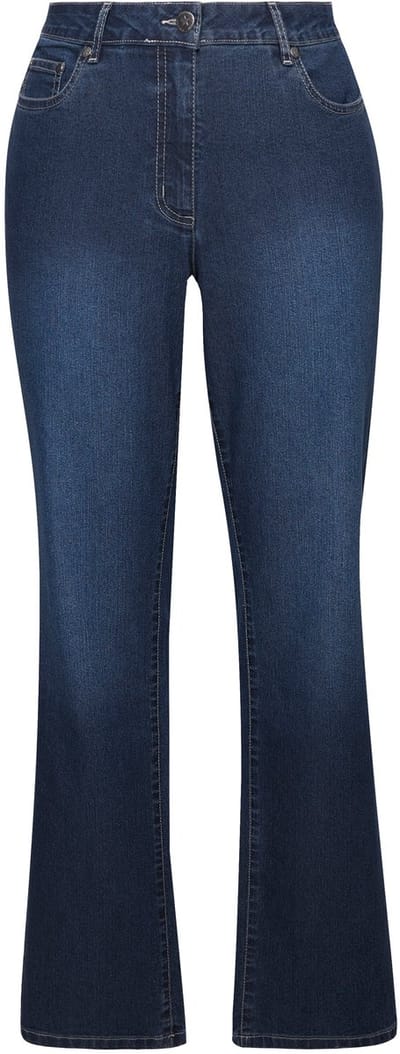 Angel of Style - Dames - Jeans Paula Straight Fit stretchcomfort 5-pocket - Blue stone - Maat 44