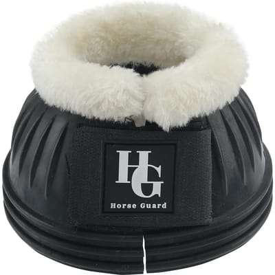 Natuurrubber paardenbellen met bont HorseGuard