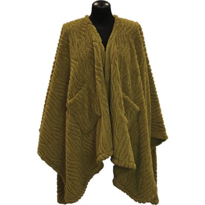 Unique Living - Omslagplaid Clio 148x160cm - Moss Green