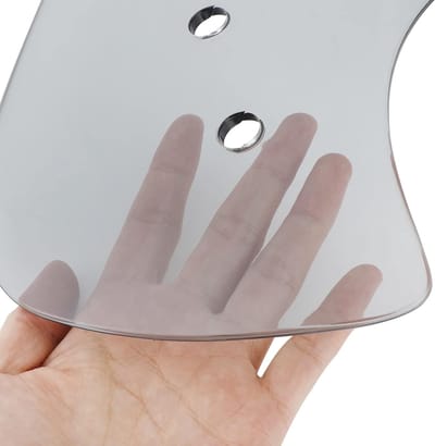 Scooter Windscherm - Deflector Kuipruit - Motorrijden Verbeteren - Stootvaste Kunststof - 2.54 cm - Grijs