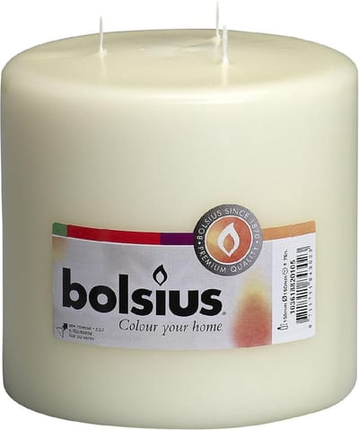 Bolsius Mammoetkaars - 150/150 mm - 2 stuks - Ivoor