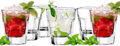 Glasmark Glasmark Shotglaasjes - 6x - Krakau - 40 ml - glas - borrelglazen