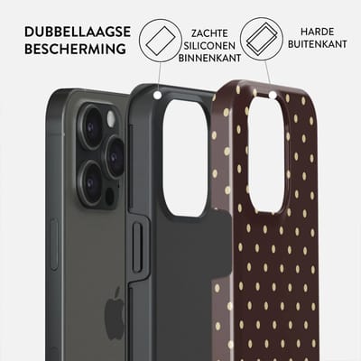 Burga Tough Backcover geschikt voor MagSafe geschikt voor iPhone 15 Pro - Sorry Busy