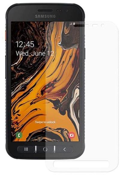 MYWAY, Screenprotector geschikt voor Samsung XCover 4 / 4S - Polybag Glass Basic, Transparant