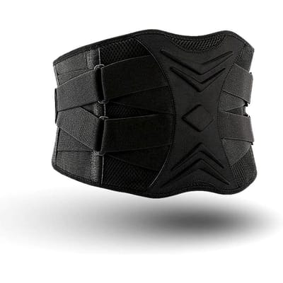 Rugbrace - Directe Verlichting van Rugpijn, Hernia, Ischias, Scoliose Ademende Taille Lenden Onderrug Steunband XL