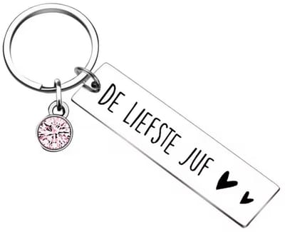 Akyol - Lieve juf - Lieve juf bedankt dat je me hebt laten groeien - Teacher – Sleutelhanger – sleutelhanger leraar - juf sleutelhanger- juf cadeau – docent – meester sleutelhanger – cadeau
