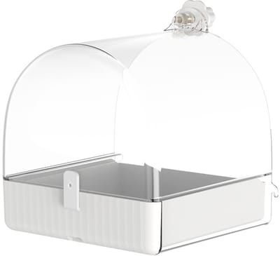 Automatische-Vogelvoeder-Hangende-Vogels-Voeder-Silo-Vogelvoederhuis-Vogelvoederplek-Waterdispenser-Voederdispenser-Transparant-Vogel-Voederbakje-Voor-Kooivogels-Parkiet-Kanarie-Valkparkiet-Vink-240-ml-Blauw