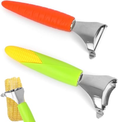 Duurzaam en Efficiënt Maïskolf Stripgereedschap met Antislip Handvat, Geschikt voor Groenten en Fruit in Keuken Gadget Sets