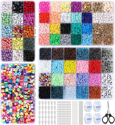 Behave Mega Kralen Pakket Ultimate — 15.083 Kralen — Glas 3 mm + Katsuki + Smileys + Klei + Letters + Rijgdraad