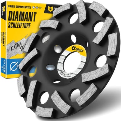 Diamant Slijpschijf 125 mm - Komschijf voor Beton, Steen en Metselwerk