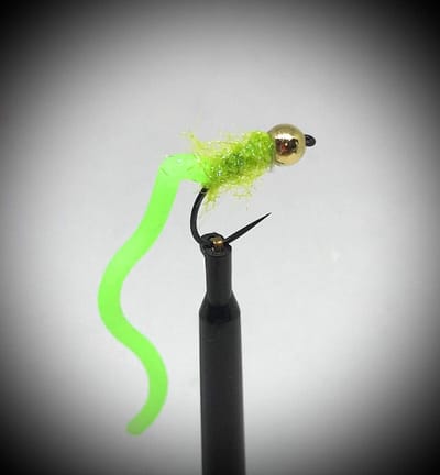 Vlieg Vissen - Droge Vlieg - Vliegvissen - Tsjechoslowaakse Haken - 5 Stuks - Fluo Groen