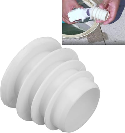 Vervangingsadapter voor zwembadskimmer - 2-delige set voor zwembadreinigers, slangadapter en klep voor optimale filtratie