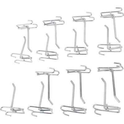 15 stuks Gridwall Peg Haken Paneel Display Haken Gridwall Haken Gridwall Display Haken voor Winkel Garages Werkplaatsen