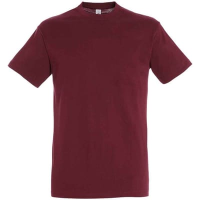 SOLS Unisex Regent T-shirt voor volwassenen (Bourgondië)