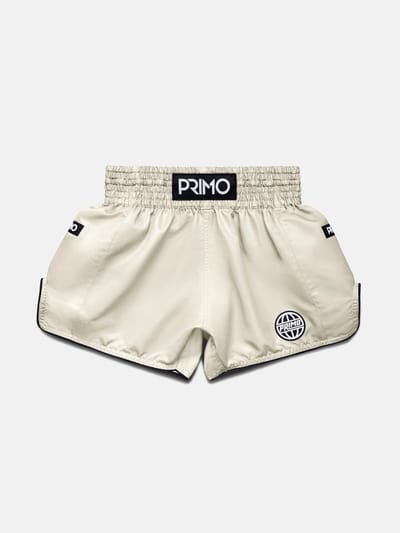 Primo Muay Thai Shorts - Alta Series - Cream M