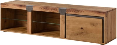 MASSIVMOEBEL24.DE wilde eik / moseik TV-meubel blank Massief hout 200x48x50 cm (BxTxH) geolied gemonteerd NEW AMSTERDAM volledig massief #15