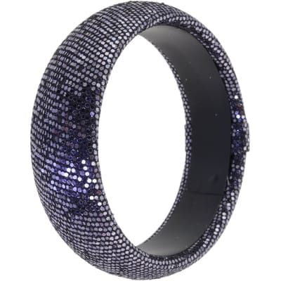 Behave – Armband – Antraciet Grijs – Brede Bangle – Glitter – Nikkelvrij