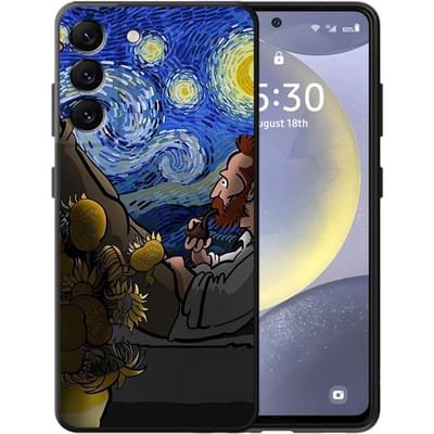 Van Gogh Sterrennacht Hoesje voor Samsung Galaxy A57 A24 A37 A22 A53 A35 A52 A36 A32 A25 A26 A23 A55 A73 A51 Telefoonhoesje A71 A72 Galaxy A34 5G