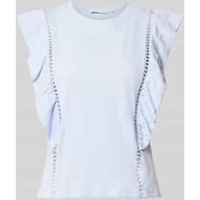 regular fit top van puur katoen