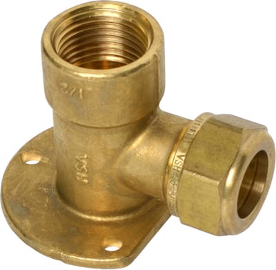 Knel Muurplaat 12mm x1/2 F