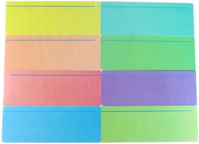 Leesgids Strips - Gekleurde Overlays - Verbeter Lezen - Duurzaam PVC Materiaal - Verschillende Maten - Meerdere Kleuren