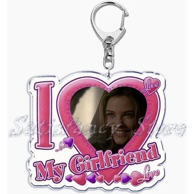 Populaire The Vampire Diaries Ik Hou Van Mijn Vriend Vriendin Sleutelhanger Sleutelring Damon Elena Stefan Sleutelhangers voor Fans Cadeaus pink