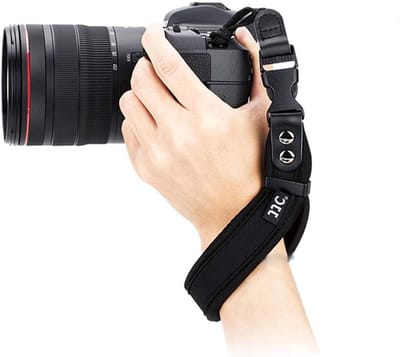 Verstelbare Neopreen Camera Polsband met Snelle Ontgrendeling voor DSLR en Systeemcamera's