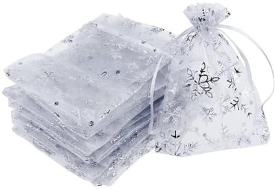 Organza Zakjes 100 Stuks - 10 x 15 cm - Cadeauzakjes - Sieradenzakjes - Kerstzakjes - Trekkoord - Hoogwaardig Materiaal
