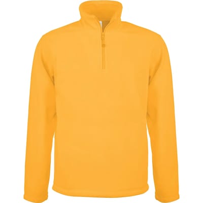 Fleecevest 'Enzo' met ritskraag merk Kariban maat M Yellow