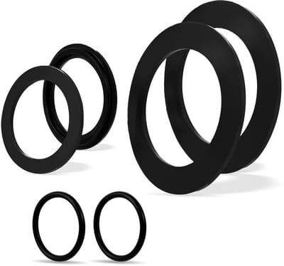 Set van 6 O-ringen voor zwembadfilters, rubberen ringen voor plunjerkleppen, vervangingsonderdelen voor Intex zwembaden