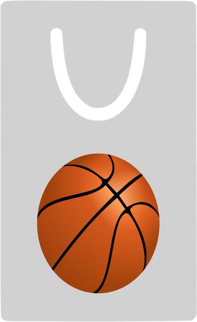 Hacebo® - Basketballen metalen boekenlegger - Basketbal - Basketballers - Sport - bal - Hooper Bladwijzer boekenleggers - 7.6 cm x 5cm